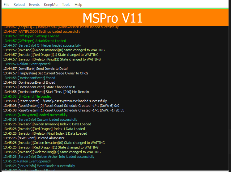 MSPro Game Server